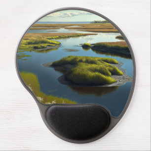 Coastal Tranquility Gel Mouse Pad