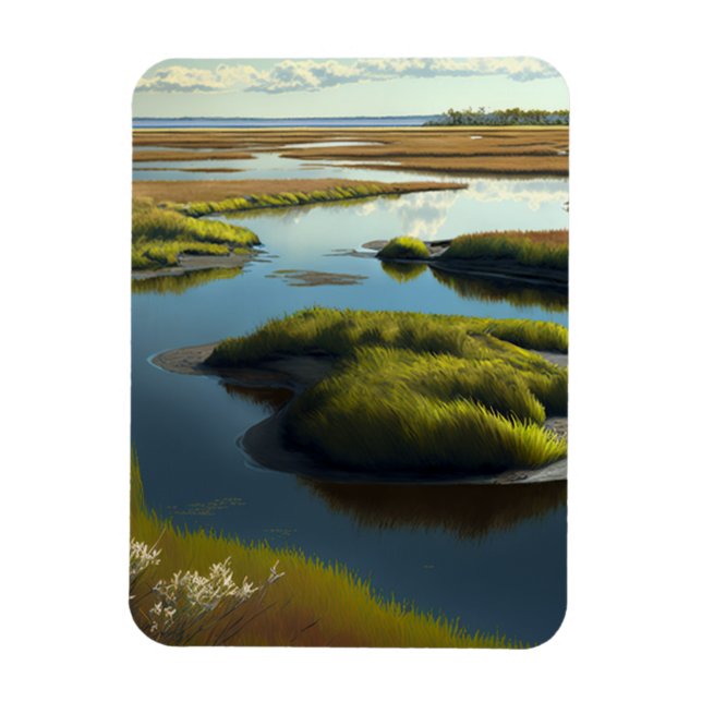 Coastal Tranquility Magnet (Vertical)
