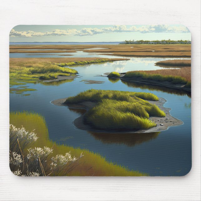 Coastal Tranquility Mouse Pad (Front)