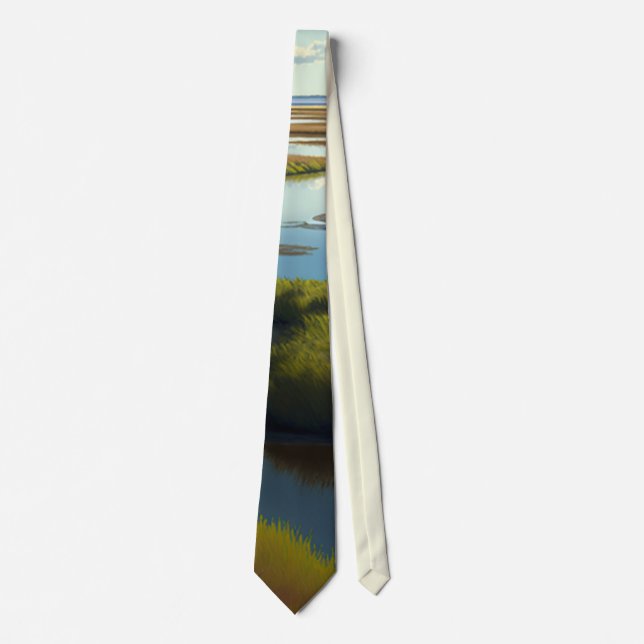 Coastal Tranquility Neck Tie (Front)