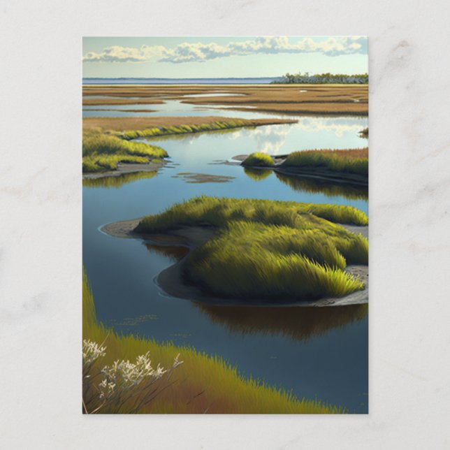 Coastal Tranquility Postcard (Front)
