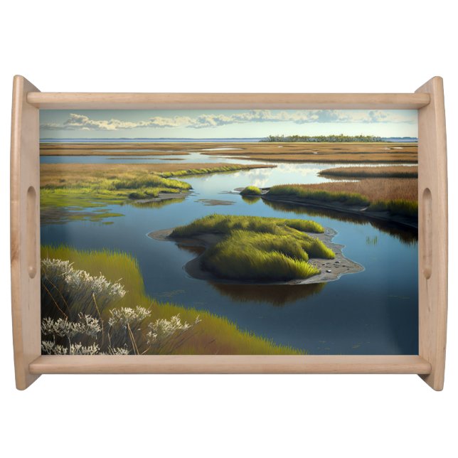 Coastal Tranquility Serving Tray (Front)