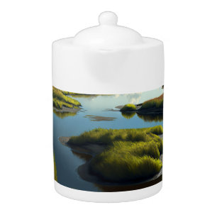 Coastal Tranquility Teapot