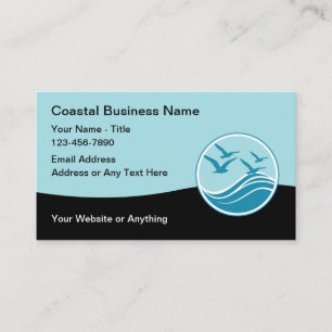 Coastal Tropical Business Cards