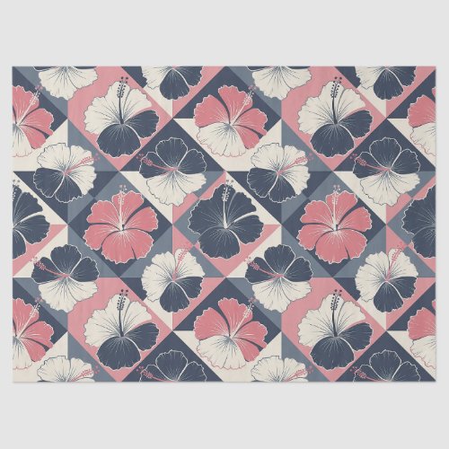 Coastal Tropical Hibiscus Pattern (3) Tissue Paper