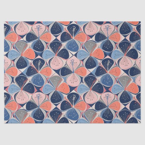 Coastal Tropical Hibiscus Pattern (7) Tissue Paper