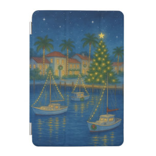 Coastal Tropics Christmas Card iPad Mini Cover