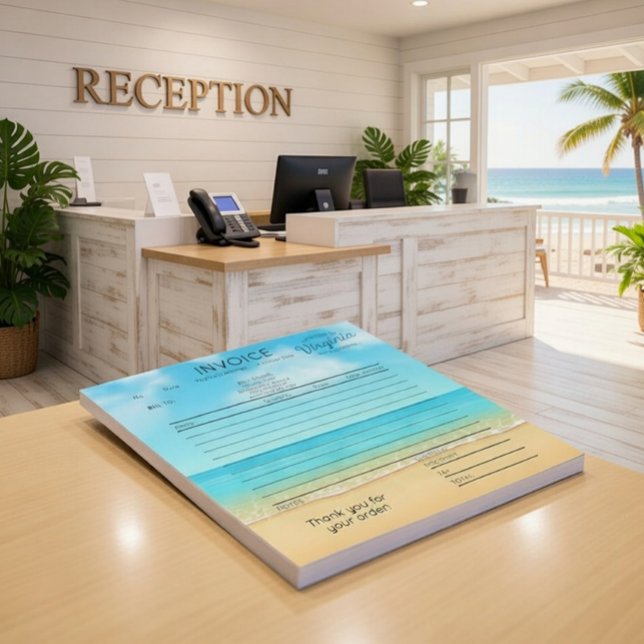 Coastal Vacation Property Receipt Pad (Creator Uploaded)