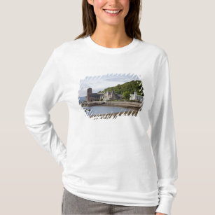 Coastal view with historic buildings, Oban, T-Shirt