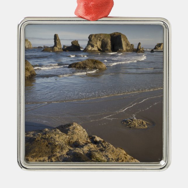 Coastal views, Bandon, Oregon Metal Ornament (Front)