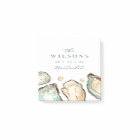 Coastal Watercolor Oyster Wedding Favor