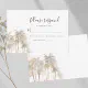 Coastal Watercolor Palm Trees Destination Wedding RSVP Card | Zazzle