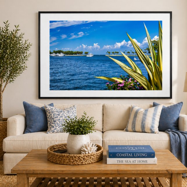 Coastal Waterfront Wall Art Tropical Ocean View (Creator Uploaded)