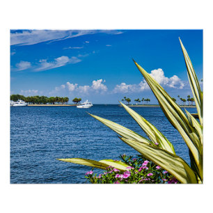 Coastal Waterfront Wall Art Tropical Ocean View