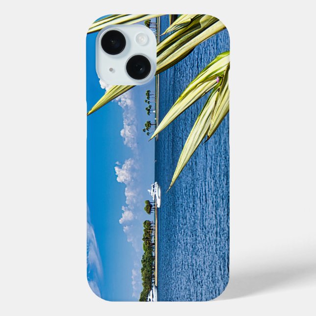 Coastal Waterfront Wall Art Tropical Ocean View Case-Mate iPhone Case (Back)