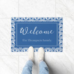 Coastal Waves Pattern - The White Lotus Doormat