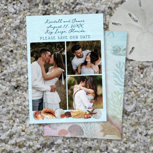 Coastal Wedding Photos Living Seas Save The Date