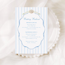 Coastal Whimsical Frame Wedding Weekend