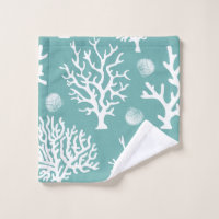 Dream Beach Shells Hand Towels - Laural Home