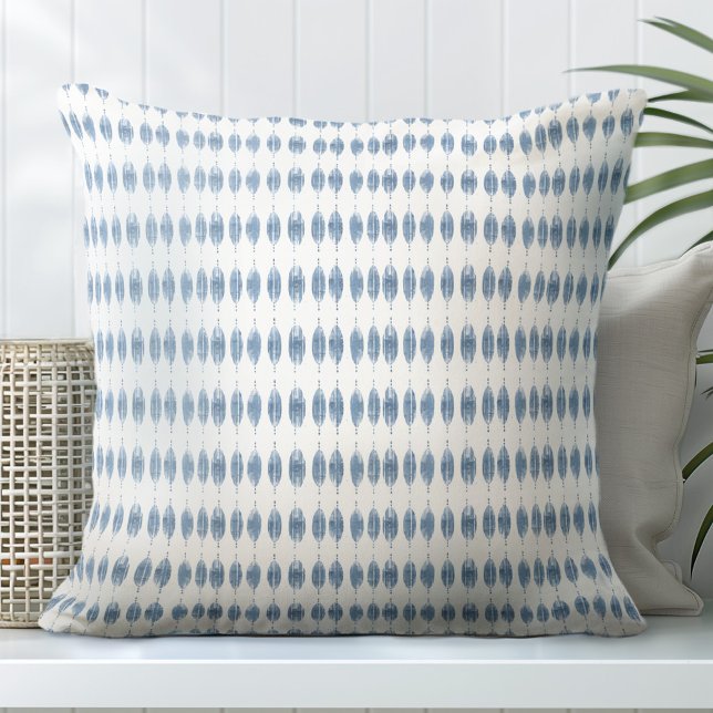 Coastal White Throw Pillow (Creator Uploaded)