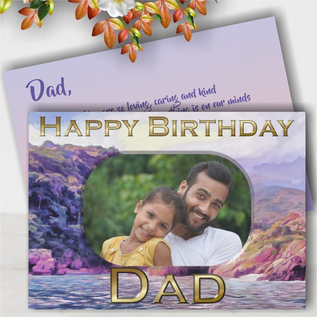 Coastal Yelapa Dad Birthday 1620 Card (Creator Uploaded)