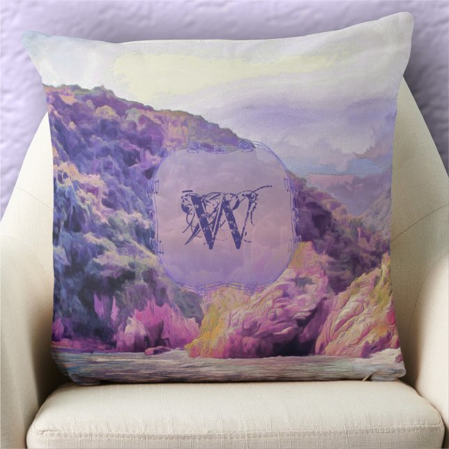 Coastal Yelapa to Puerto 1620 Throw Pillow (Creator Uploaded)