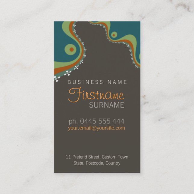 CoastaLines Business Card (Front)