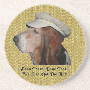 Coaster Basset Hound Been There, Done That