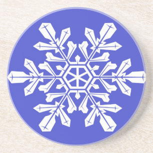 Coaster Blue Snow Flake
