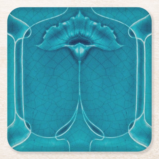 Coaster cardnoard Art nouveau (Front)
