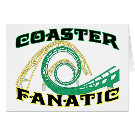Coaster Fanatic Cards (Front Horizontal)