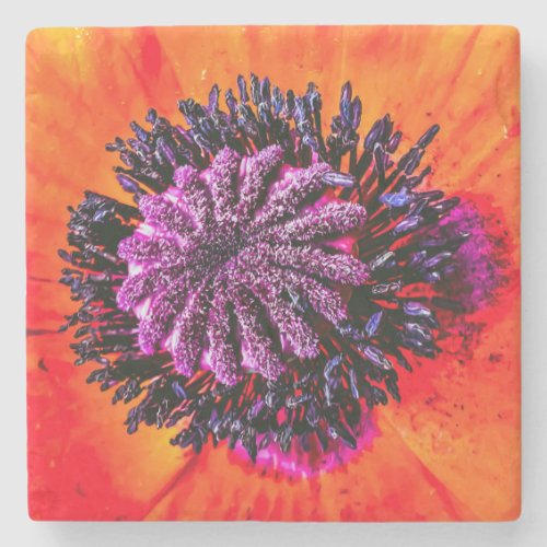 Coaster, floral design