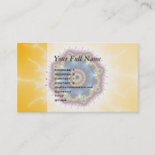 Coaster - Fractal Art Business Card