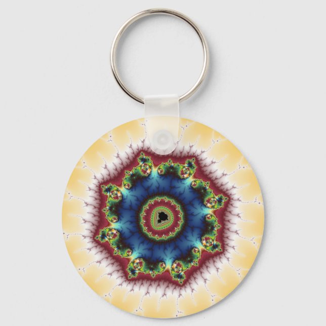 Coaster - Fractal Art Keychain (Front)