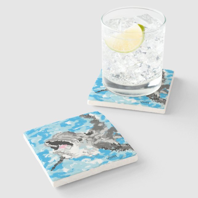 Coaster :  Friendly Dolphin  (Side)