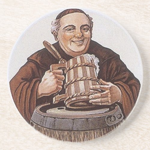 Coaster Happy Friar Monk Tasting Abbey_style beer
