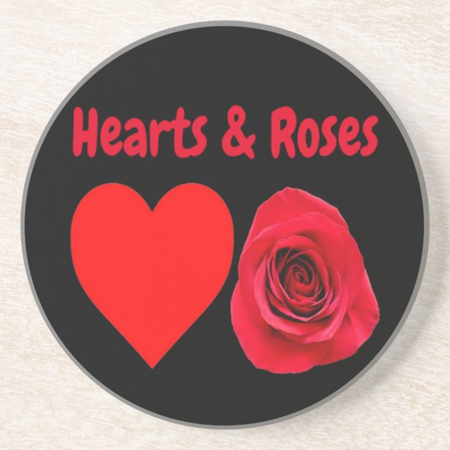 Coaster Hearts & Roaes (Front)