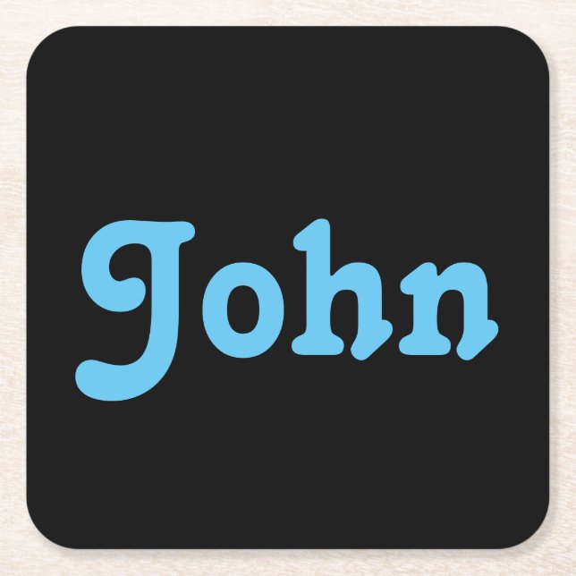 Coaster John (Front)