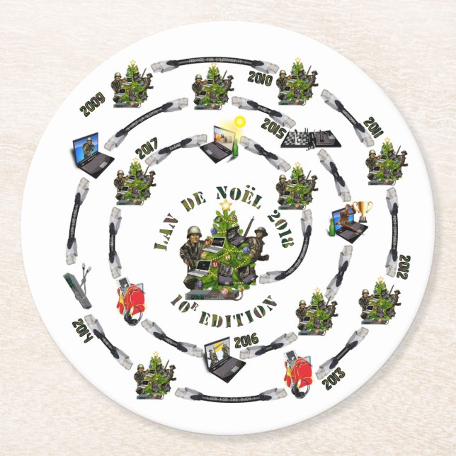 Coaster LAN of Christmas 10th edition (Front)