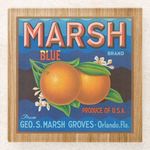COASTER _ Marsh Citrus _ Produce Crate Label