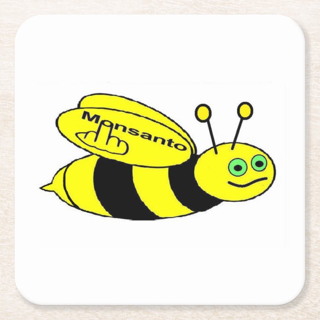 Coaster Monsanto Bee Flip (Front)