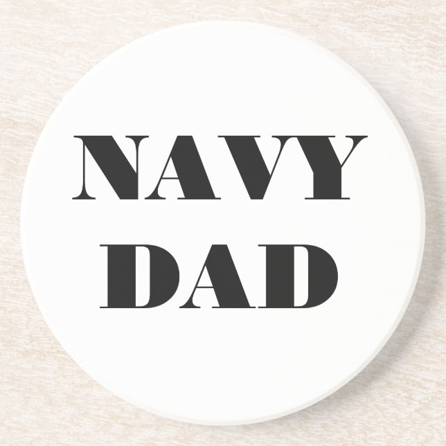 Coaster Navy Dad (Front)