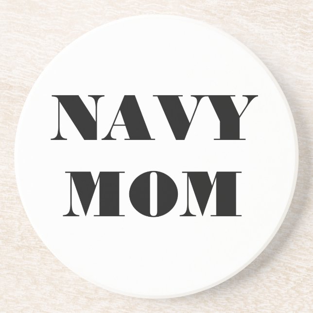 Coaster Navy Mom (Front)