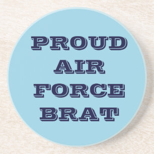 Coaster Proud Air Force Brat