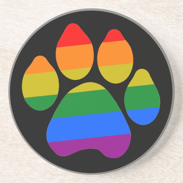 Coaster Rainbow Paws (Front)