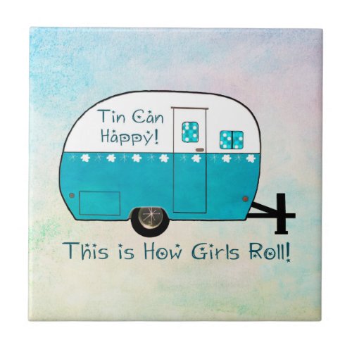 COASTER  Retro Camper  Tile  Personalize It