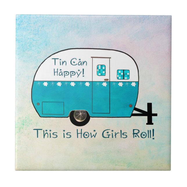 COASTER | Retro Camper | Tile | Personalize It! (Front)