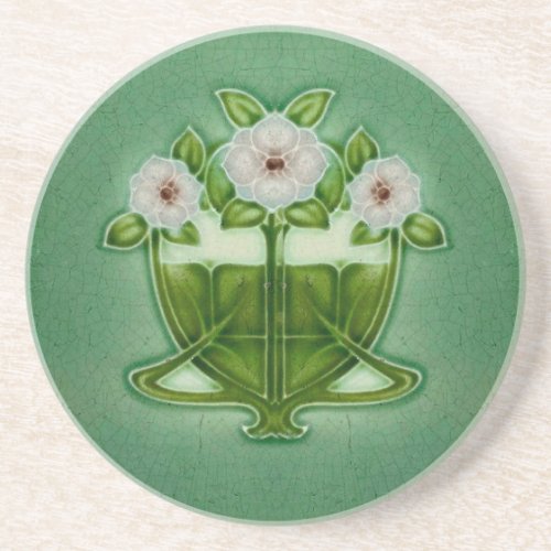 coaster Sand stone Coaster Art Nouveau