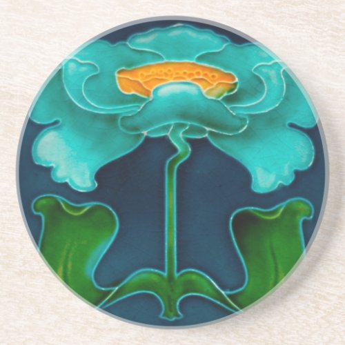 coaster Sand stone Coaster Art Nouveau