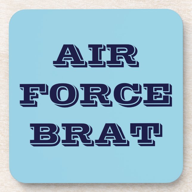 Coaster Set Air Force Brat (Front)